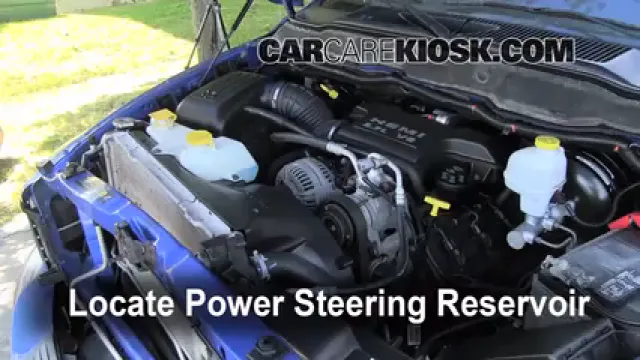 2007 Dodge Ram 1500 Laramie 5.7L V8 Extended Crew Cab Pickup Power Steering Fluid Check Fluid Level